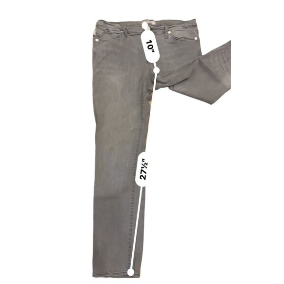 Rock & Republic Berlin Straight Jeans Mid Rise Washed Gray R010189 Denim 16M - Picture 4 of 10